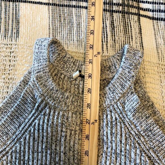 Madewell Womens Valley Sweater Dress Sz L Heather Gray Sleeveless Basic Casual - Picture 8 of 8